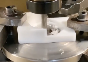 Plastic Drilling at CNC